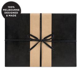 Black Diamonds Kraft Wrapping Paper (36 Sq. ft.) | Innisbrook Wraps